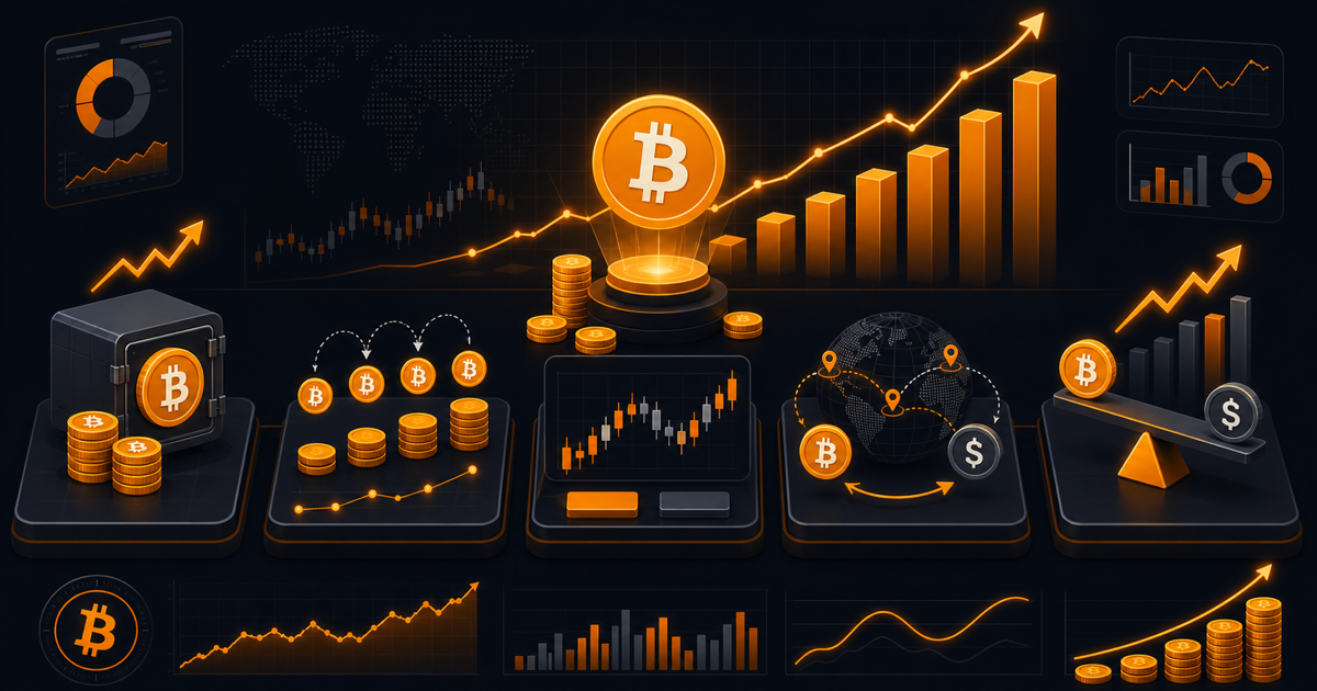 Как зарабатывать на биткоине в 2026 — 5 рабочих стратегий