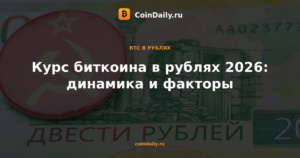 Курс биткоина в рублях 2026: динамика и факторы