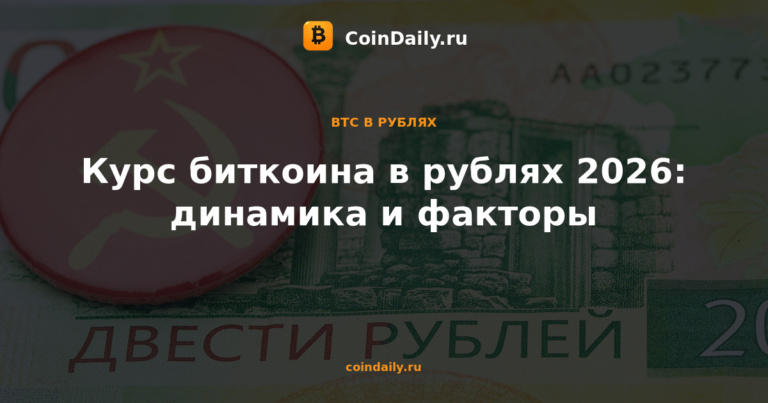 Курс биткоина в рублях 2026: динамика и факторы