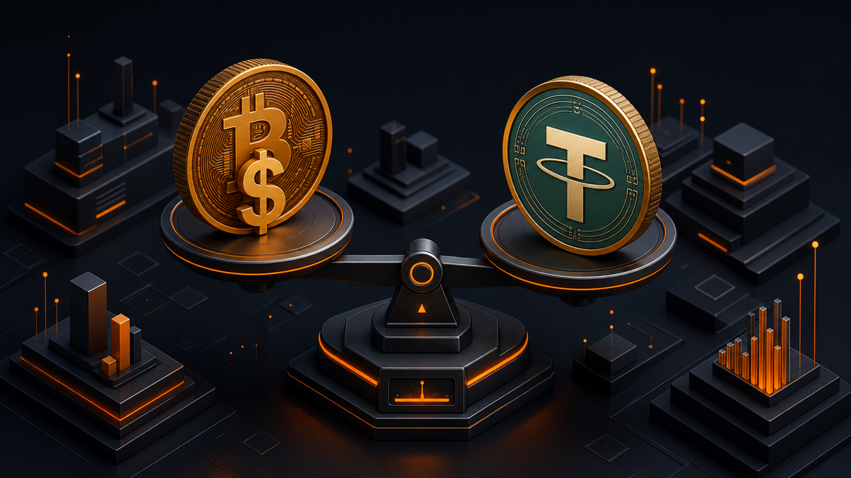 Разница BTC/USD и BTC/USDT