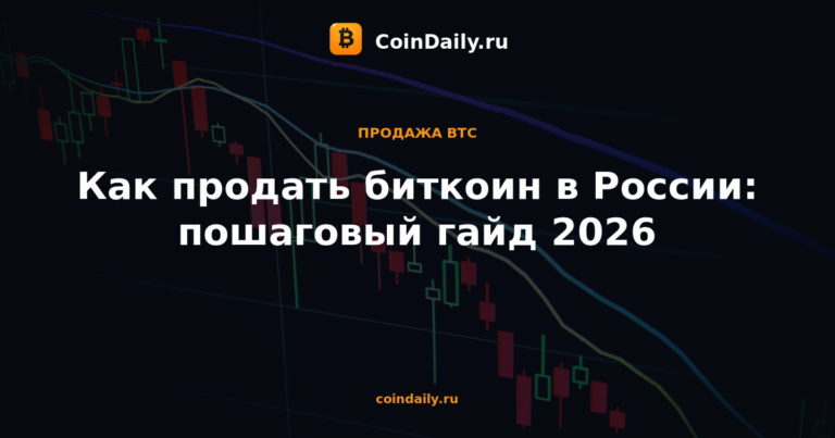 Как продать биткоин в России: пошаговый гайд 2026
