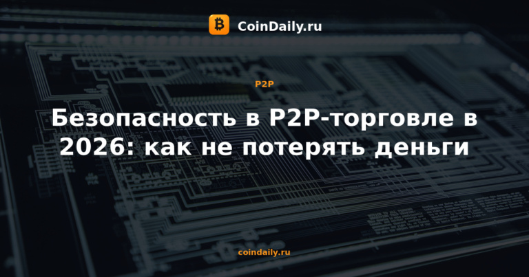 Безопасность в P2P-торговле в 2026: как не потерять деньги