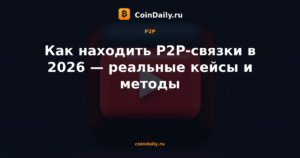 Как находить P2P-связки в 2026 — реальные кейсы и методы