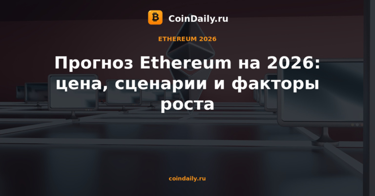 Прогноз Ethereum на 2026: цена, сценарии и факторы роста