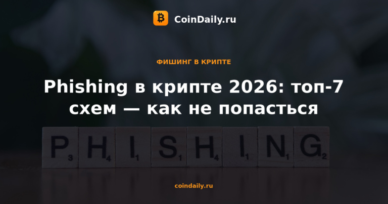 Phishing в крипте 2026: топ-7 схем — как не попасться