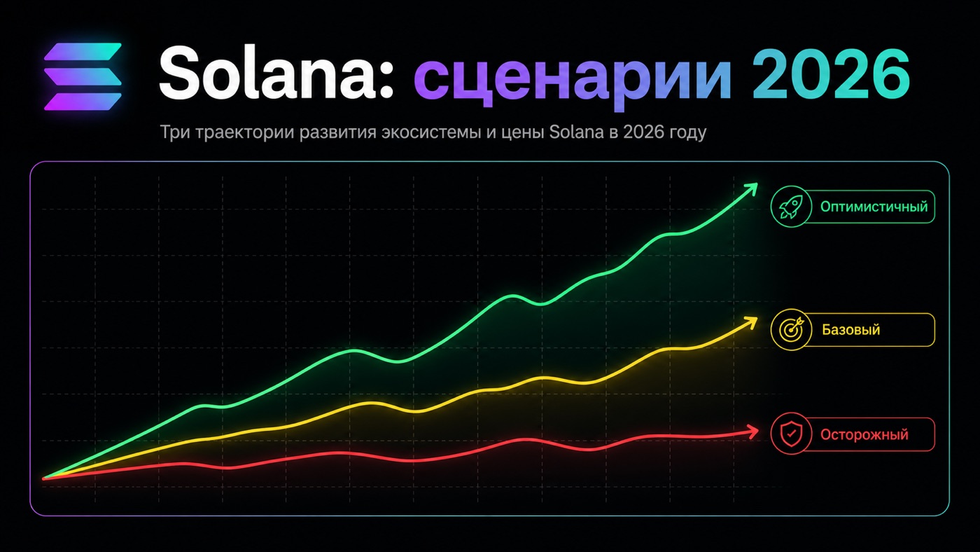 Сценарии Solana на 2026 год — иллюстрация