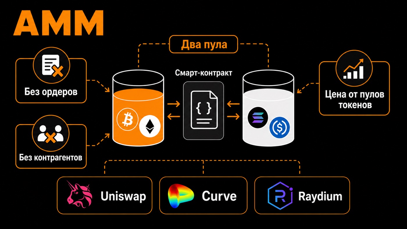 AMM — что это простыми словами: инфографика
