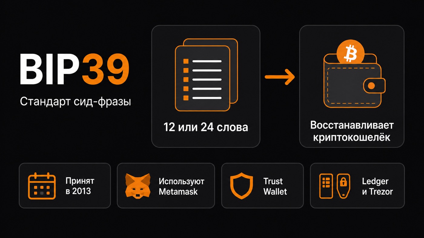 BIP39 — что это простыми словами: инфографика