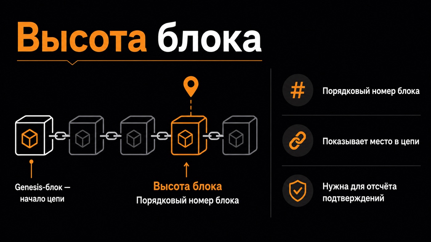 Высота блока — что это простыми словами: инфографика