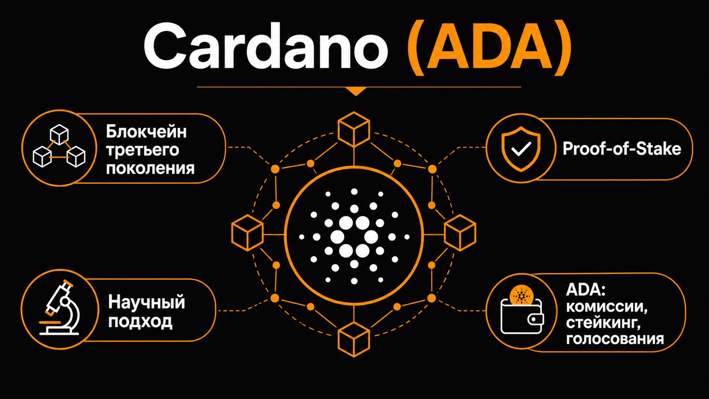 Cardano (ADA) — что это простыми словами: инфографика