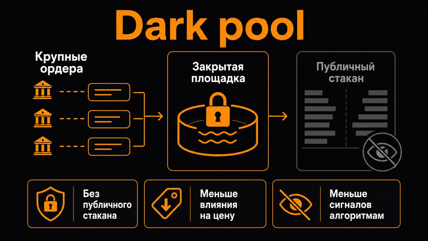 Dark pool — что это простыми словами: инфографика