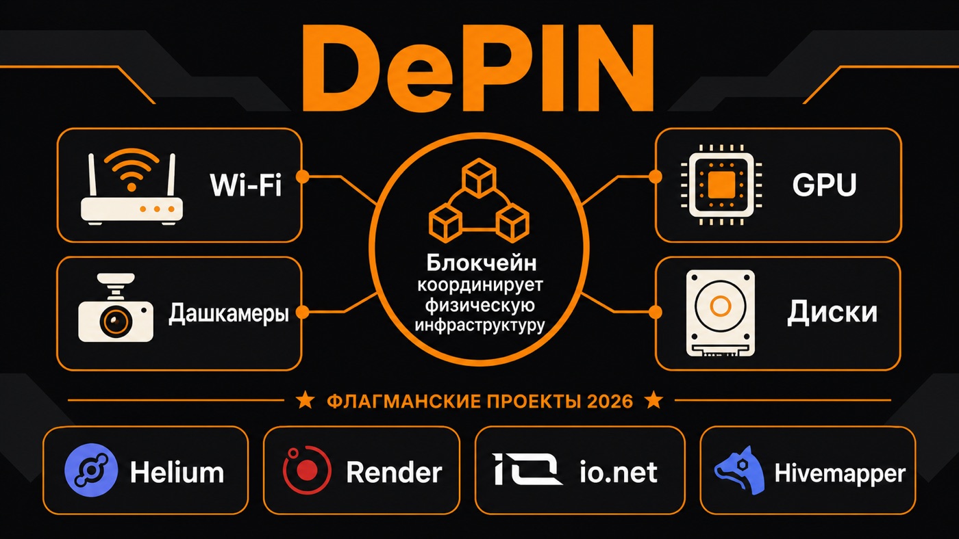 DePIN — что это простыми словами: инфографика
