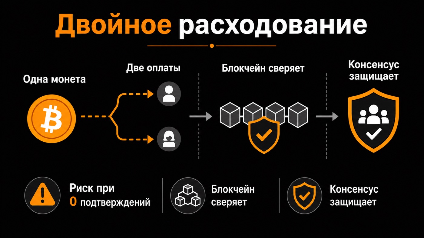 Двойное расходование — что это простыми словами: инфографика