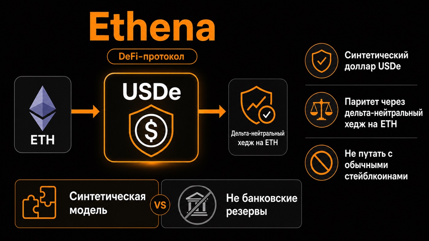 Ethena — что это простыми словами: инфографика