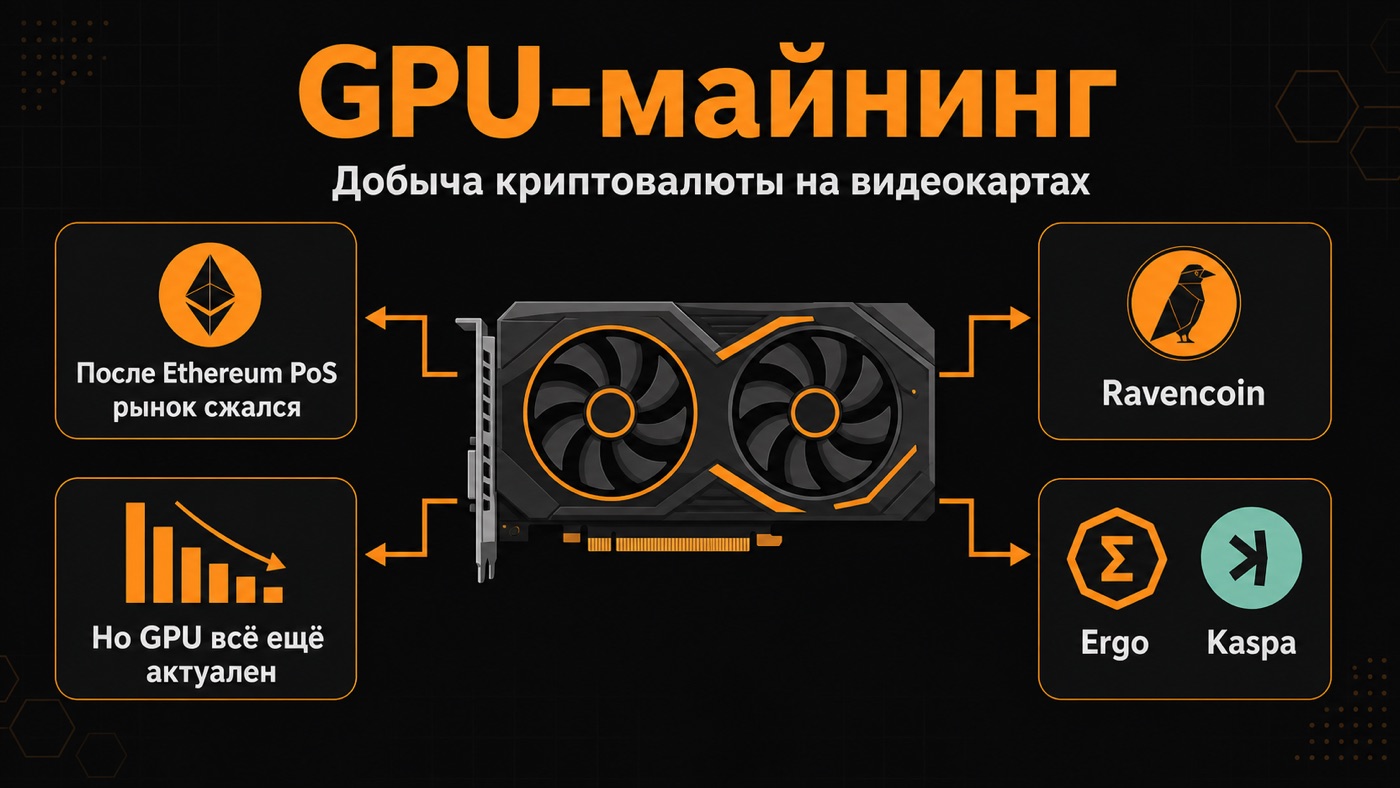 GPU-майнинг — что это простыми словами: инфографика