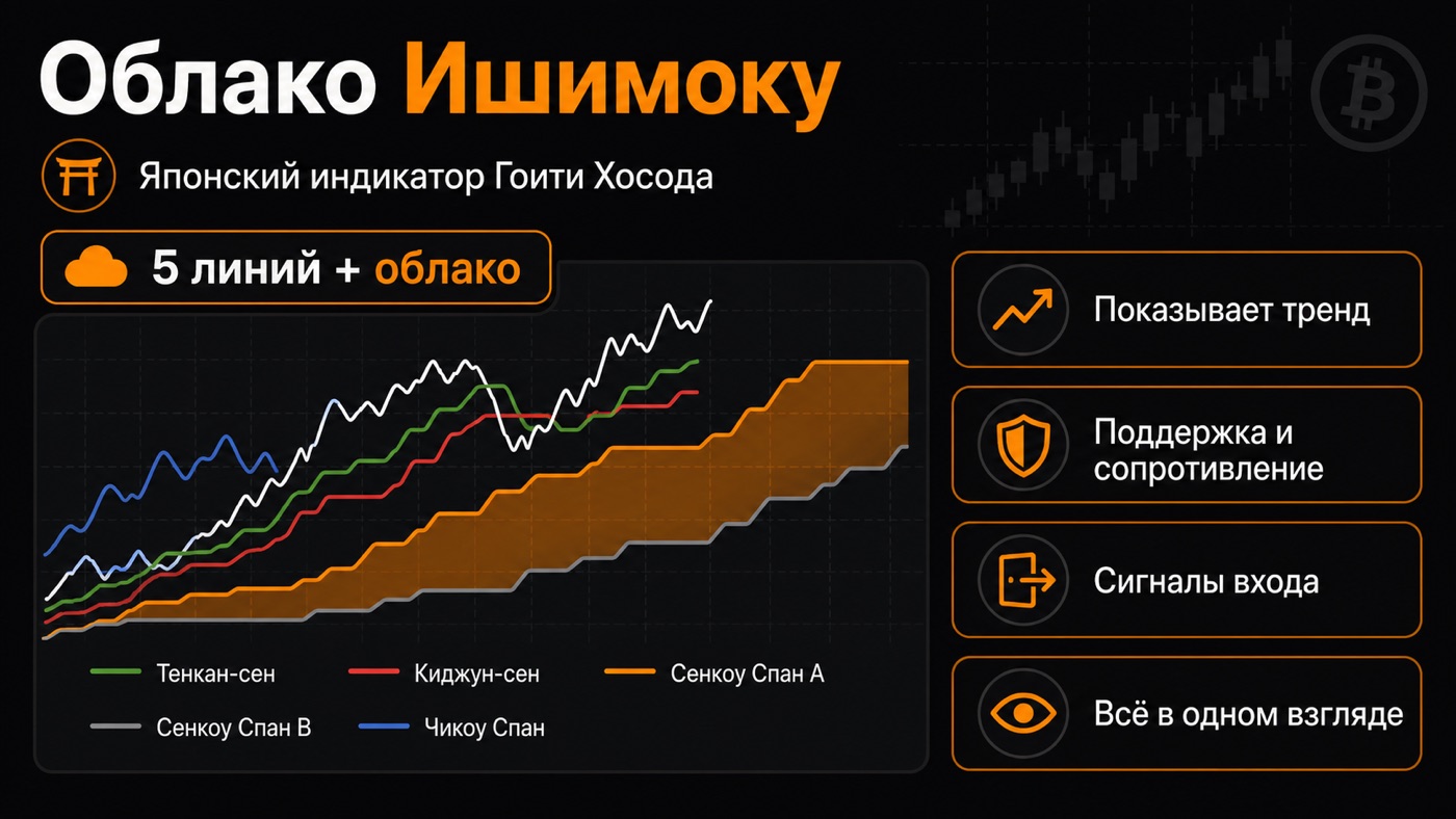 Облако Ишимоку — что это простыми словами: инфографика