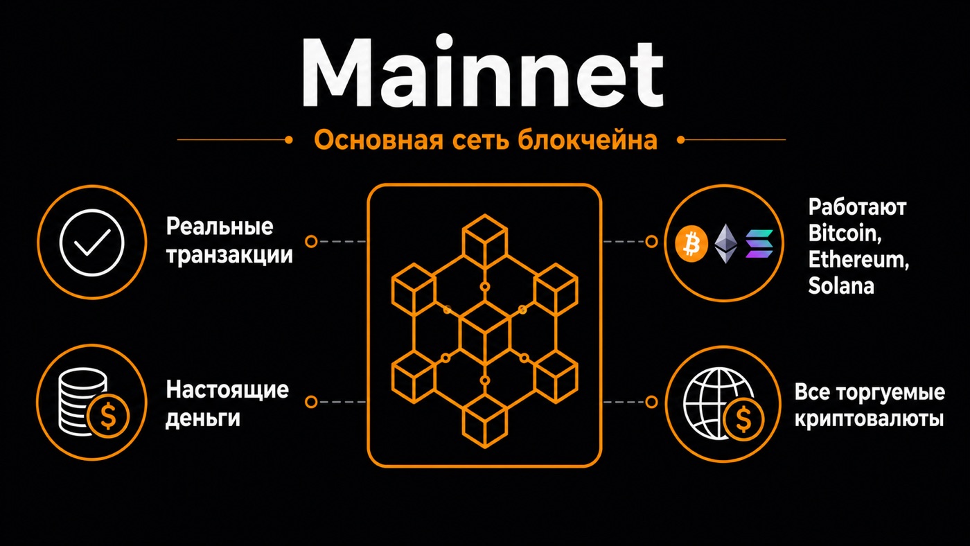 Mainnet — что это простыми словами: инфографика
