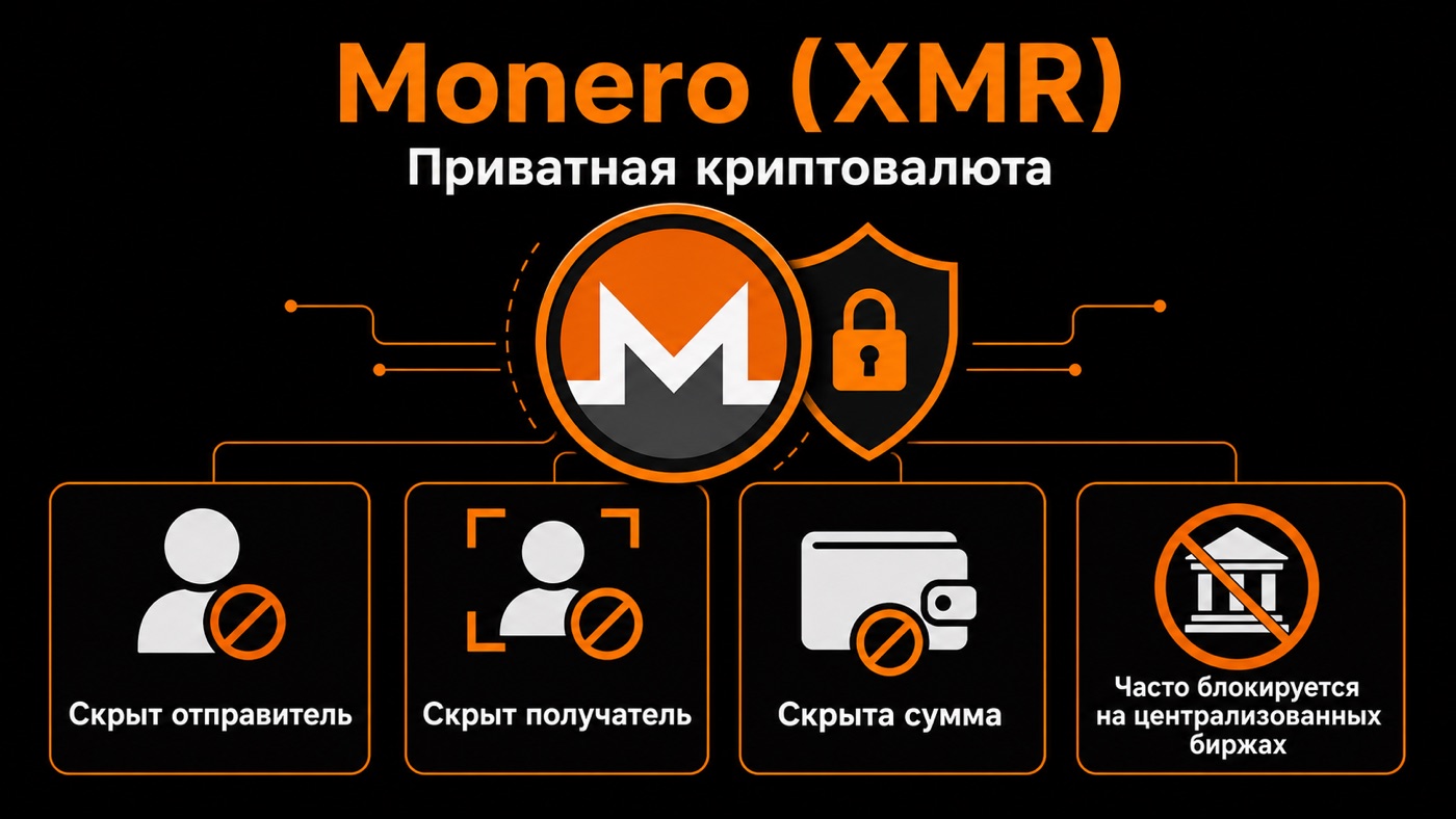 Monero (XMR) — что это простыми словами: инфографика