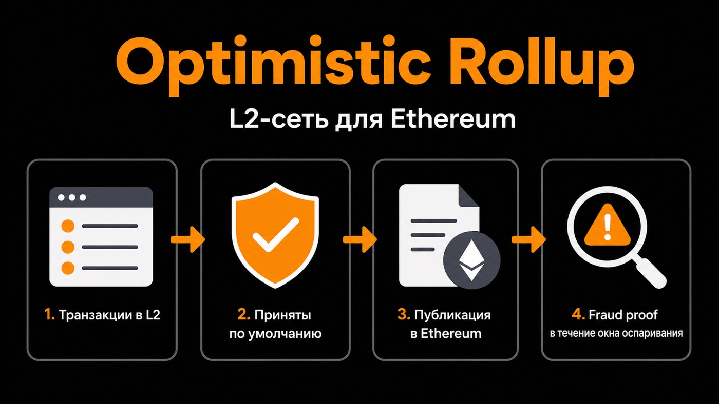 Optimistic Rollup — что это простыми словами: инфографика