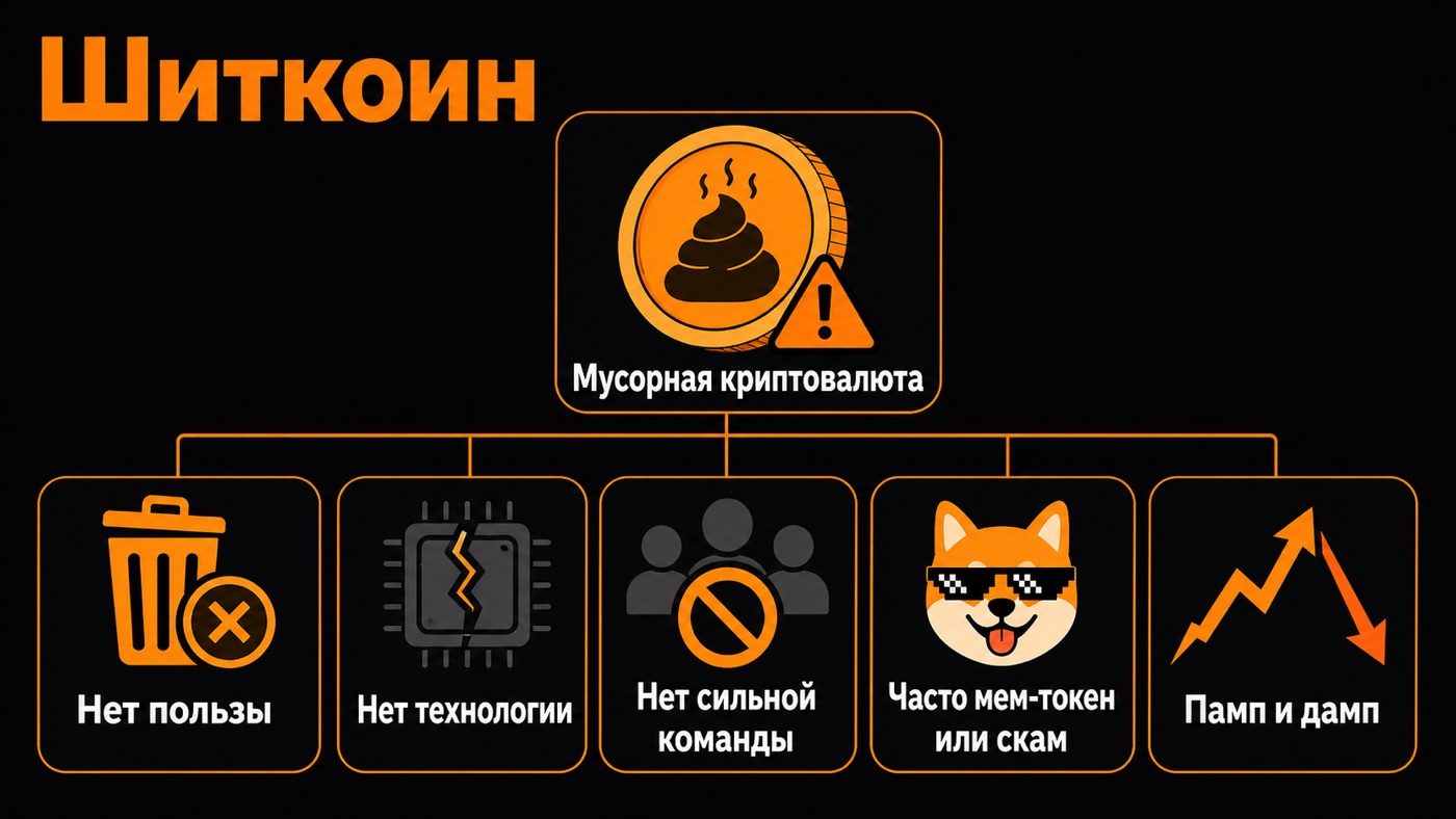 Шиткоин — что это простыми словами: инфографика