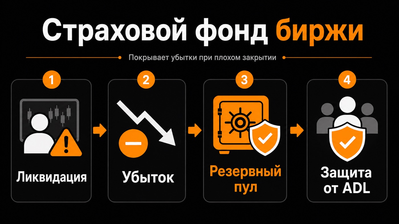 Страховой фонд биржи — что это простыми словами: инфографика