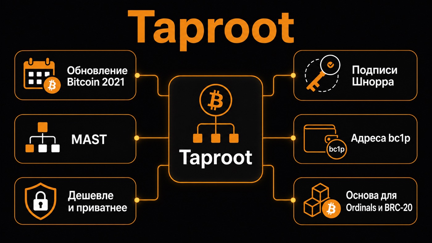 Taproot — что это простыми словами: инфографика