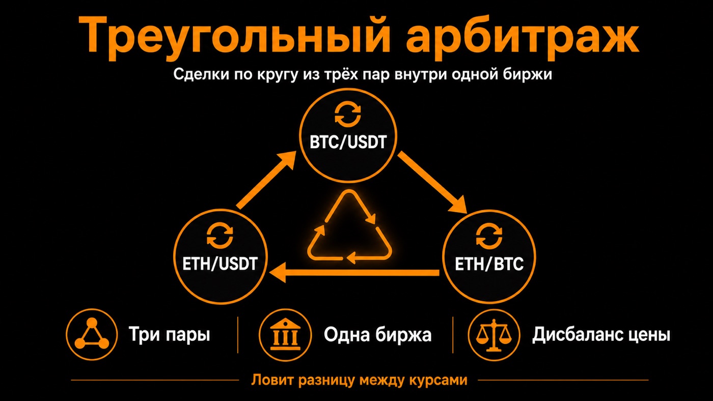 Треугольный арбитраж — что это простыми словами: инфографика