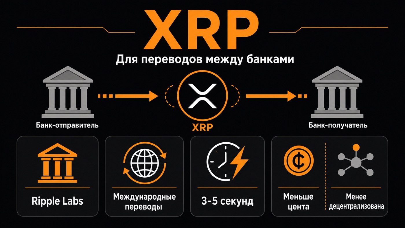 XRP — что это простыми словами: инфографика